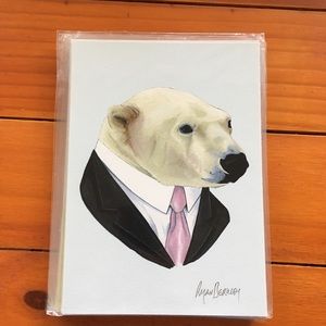 Williard The Polar Bear Print by Ryan Berkley